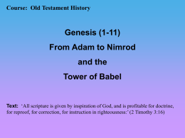 Genesis 1-11 - Bible Teaching Program, Faroe