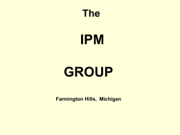 Presentation - IPM - International Projekt Management