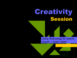 Creativity Session