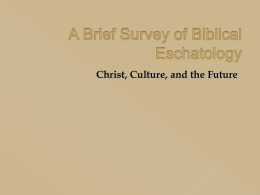 A Christian Perspective on Biblical Redemptive History