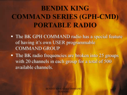 BENDIX KING COMMAND SERIES (GPH