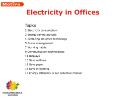 Electricity in Offices