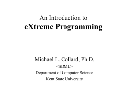 eXtreme Programming