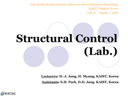 Structural Control - University of Illinois at Urbana