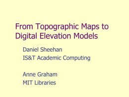 Digital Elevation Models - Western Washington University