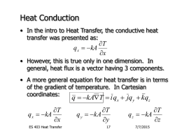 ES 403 Heat Transfer - Embry–Riddle Aeronautical University