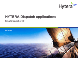 Hytera DMR Tier II SmartDispatch