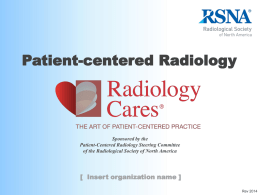 Patient-Centered Radiology