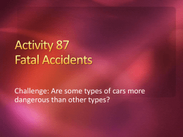 Activity 87 Fatal Accidents