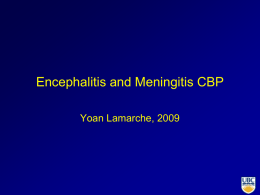 Encephalitis CBP - UBC Critical Care Medicine