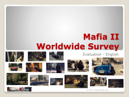 Mafia II Meinungsumfrage