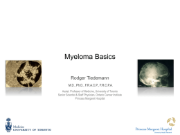 Myeloma Basics
