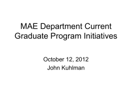 Minimum Graduate Stipend Levels for 2012/13 AY