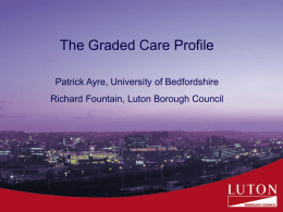 Graded Care Profile