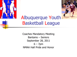 Albuquerque Youth Basketball League