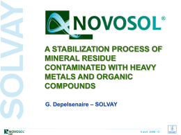 Novosol - Solvay Plastics