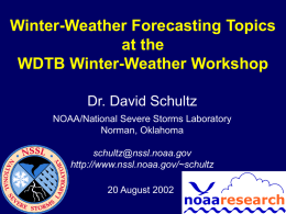Synoptic-Scale Weather Systems of the Intermountain West