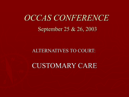 OACAS CONFERENCE