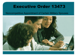 Executive Order 13473