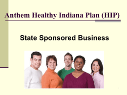 Anthem Healthy Indiana Plan (HIP)