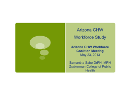 Arizona CHW Workforce Study