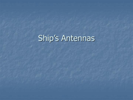Ship’s Antennas