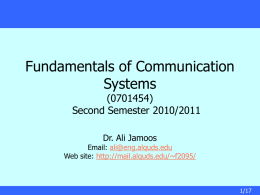 Communication Systems - Al