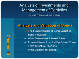 Lecture Presentation to accompany Investment Analysis