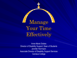 Canisius College Disability Support Services