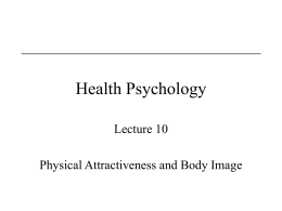 Health Psychology - University of Toronto Mississauga