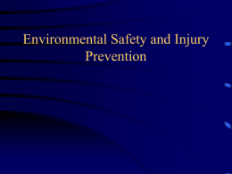 Environmental Safety and Injury Prevention
