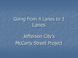 Jefferson City’s McCarty Street Project