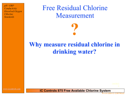 Free Residual Chlorine Measurement