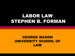STEPHEN B. FORMANLABOR LAW