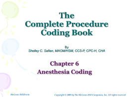 The Complete Procedure Coding Book By Shelley C. Safian