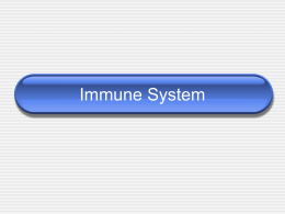 Immune System - Mr. Mazza's BioResource