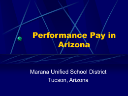 Performance Pay in Arizona