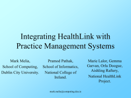 Integrating HealthLink with Practice Management Systems