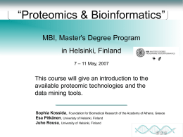 lecture 1 - Helsingin yliopisto