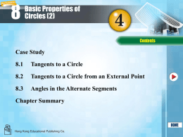 Book 4 Chapter 8 Basic Properties of Circles (2)