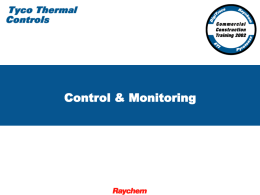 Control & Monitoring - California Detection Systems: Welcome!