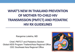 Prevention of Mother-to-Child transmission: An Update