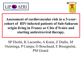 Assessment of cardiovascular risk in a 3-year