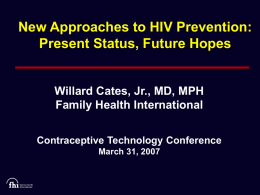 Lessons from Global Research on HIV Prevention: &ldquo;It Takes