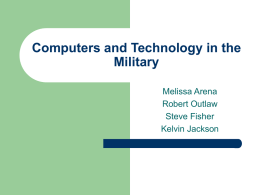 Computers and the Military
