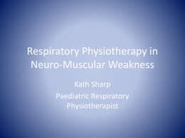 Respiratory Physiotherapy in Neuro