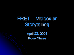 FRET – Molecular Storytelling
