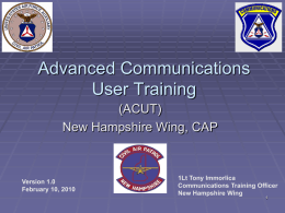 CAP Basic Communications Users Class