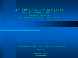 Ypao Point Development Project
