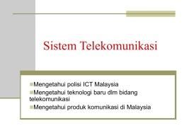 Sistem Telekomunikasi